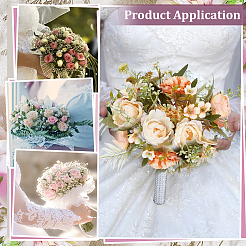 Schaumstoff-Halbkugel mit floralem Griff&nbsp;DIY-BC0015-77