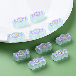 Abalorios de acrílico transparentes&nbsp;MACR-S374-05B-05