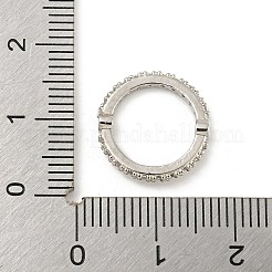 Mikropavé-Kubikzirkonia-Perlenrahmen aus Messing&nbsp;KK-P277-40P