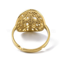 201 anelli regolabili in acciaio inossidabile&nbsp;RJEW-C074-01G