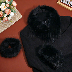1 collier en fausse fourrure de renard&nbsp;AJEW-PH0009-24A