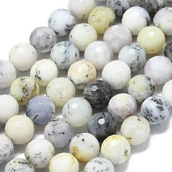 Bianco naturale africano opale perle fili&nbsp;G-B165-A12-10mm