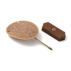 Espositori porta collane in legno di forma ovale&nbsp;ODIS-B002-05C