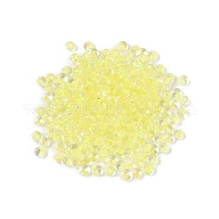 8/0 perles de rocaille en verre transparentes de couleurs intérieures&nbsp;X1-SEED-T007-06C