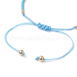 Braccialetti di perline intrecciate con semi di vetro per le donne&nbsp;BJEW-MZ00130-05