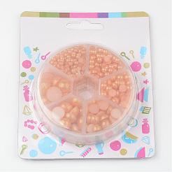 Perlkuppel-Cabochons aus Kunstleder mit 1 Box&nbsp;SACR-JP0001-32