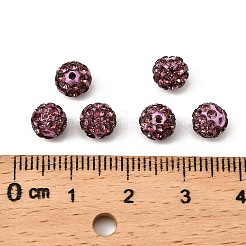 Polymer Ton Strass Perlen&nbsp;RB-A053-6mm-10