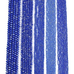 Chapelets de perles en verre électroplaqué&nbsp;EGLA-A044-P8mm-A32