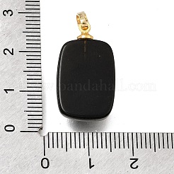 Natürlichen Obsidian Anhänger&nbsp;G-T151-02E