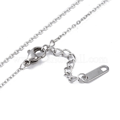 Colliers à chaîne en acier inoxydable 304 anti-ternissement&nbsp;NJEW-G081-07P