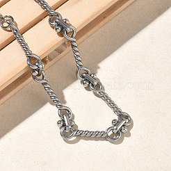 Bracelets en acier inoxydable 304 à maillons torsadés pour femmes&nbsp;BJEW-A160-06P