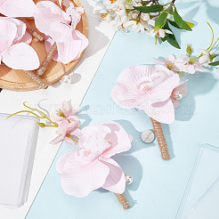 Seidentuch künstliche Blume Boutonniere&nbsp;AJEW-DR0001-55B