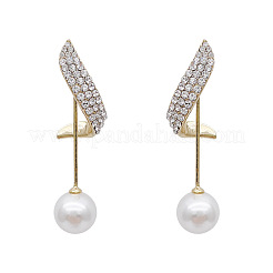Orecchini pendenti in lega di cristallo e strass&nbsp;FS-WG37841-01