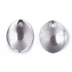 Anlaufgeschützte Charms aus Edelstahl 201&nbsp;STAS-R116-035