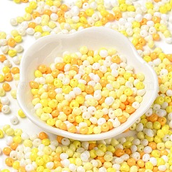 6/0 perles de rocaille en verre avec peinture à cuisson opaque&nbsp;X1-SEED-M012-02A-28