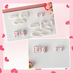 4 ensemble de 4 styles de moules pressés en argile plastique&nbsp;AJEW-SC0004-09D