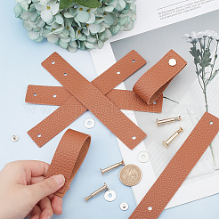 Poignée de meuble en similicuir&nbsp;DIY-WH0258-81B