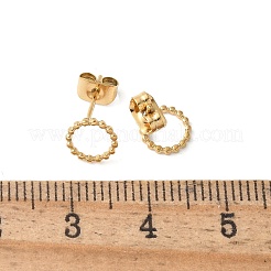 Ohrstecker aus 304 Edelstahl für Damen&nbsp;EJEW-Z092-01G-03