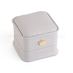 Pu Lederring Geschenkboxen&nbsp;LBOX-L005-A02