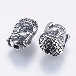 304 Edelstahlperlen&nbsp;STAS-I069-35AS