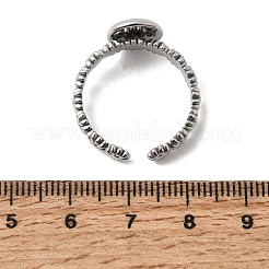 Componentes del anillo del brazalete de acero inoxidable 304 con forma de flor&nbsp;STAS-P454-05A-P