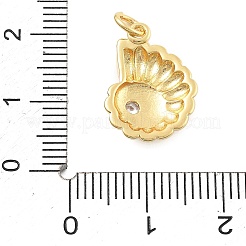 Colgante micropavé cubic zirconia de latón&nbsp;KK-L209-093G