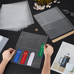 10 funda de plástico para tarjetas fotográficas con bolsillos para carpetas&nbsp;DIY-WH0709-071B