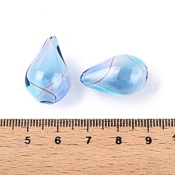 Transparente handgemachte mundgeblasene Glaskugelperlen&nbsp;X-GLAA-T012-54A