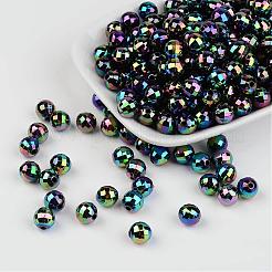 Sfaccettate colorate ecologiche poli stirene acrilico perline rotonde&nbsp;SACR-K001-6mm-45