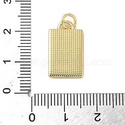 Pendentifs d'émail en laiton &nbsp;KK-C110-37G-03