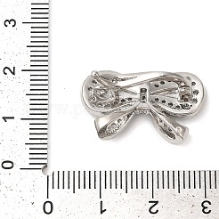 Messing Micro Pave klare Zirkonia Falte über Verschlüsse&nbsp;KK-G505-29P