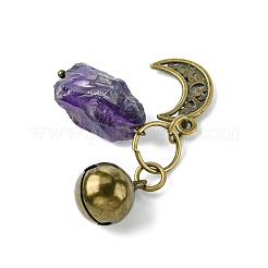 Halsbandanhänger aus natürlichem Amethyst&nbsp;HJEW-PH01731