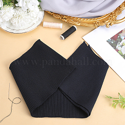 Polyester-Rippstoff für Bündchen&nbsp;DIY-WH0430-351A