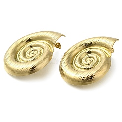 Pendientes de caracola de acero inoxidable 304 con revestimiento iónico (IP)&nbsp;EJEW-I312-10G