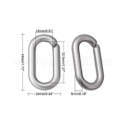 Anelli di collegamento in acrilico verniciato a spruzzo opaco&nbsp;OACR-S021-68A-B02