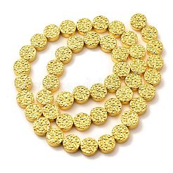 Fili di perline di ematite sintetica non magnetica elettrolitica&nbsp;G-L613-K01-01C