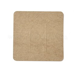 Quadratische Haarspangen-Anzeigekarten aus Papier&nbsp;DIY-B061-01A-02