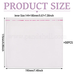50 Uds. Bolsas de celofán rectangulares opp&nbsp;OPC-TADJ0001-08B