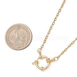 Colliers chaîne Figaro en acier inoxydable 304 de 2.5 mm avec fermoirs à ressort&nbsp;NJEW-JN05709
