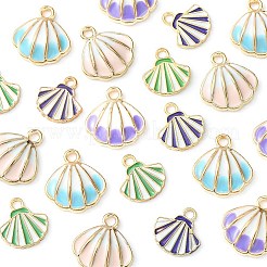 20pcs 5 styles de pendentifs en émail en alliage&nbsp;ENAM-YW0003-03