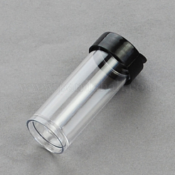 Contenitori di perline di plastica con coperchio nero&nbsp;CON-S040