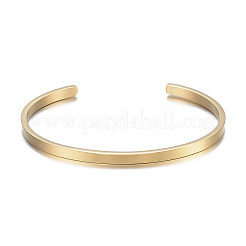 Bracciali a polsino in acciaio inossidabile 304&nbsp;BJEW-K173-02