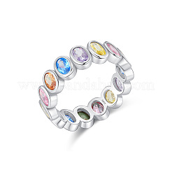 925 bague en argent sterling avec pavé de zircones cubiques&nbsp;FS-WGB60E4-02