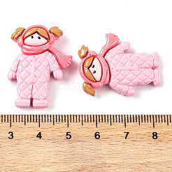Weihnachtsdekoration Motiv opake Harz Decoden Cabochons&nbsp;RESI-Z026-01O