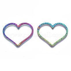 Anelli di collegamento in acciaio inossidabile 304 color arcobaleno con placcatura a cremagliera&nbsp;STAS-S119-099