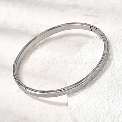 Bracelets articulés en acier inoxydable 304 dépoli&nbsp;BJEW-H644-09P