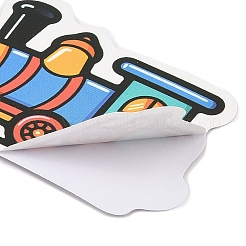 56 Stück wasserdichte PVC-Aufkleber mit Cartoon-Zug-Motiv.&nbsp;STIC-Z002-09