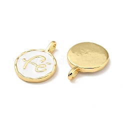 Charms smalto ottone&nbsp;X-KK-G416-57G-01
