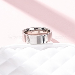 201 Edelstahl-Breitband-Fingerringe&nbsp;RJEW-K252-02C-P