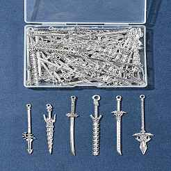 Pendenti grandi in lega di stile tibetano da 60 pz 6 stili&nbsp;TIBEP-FS0001-25